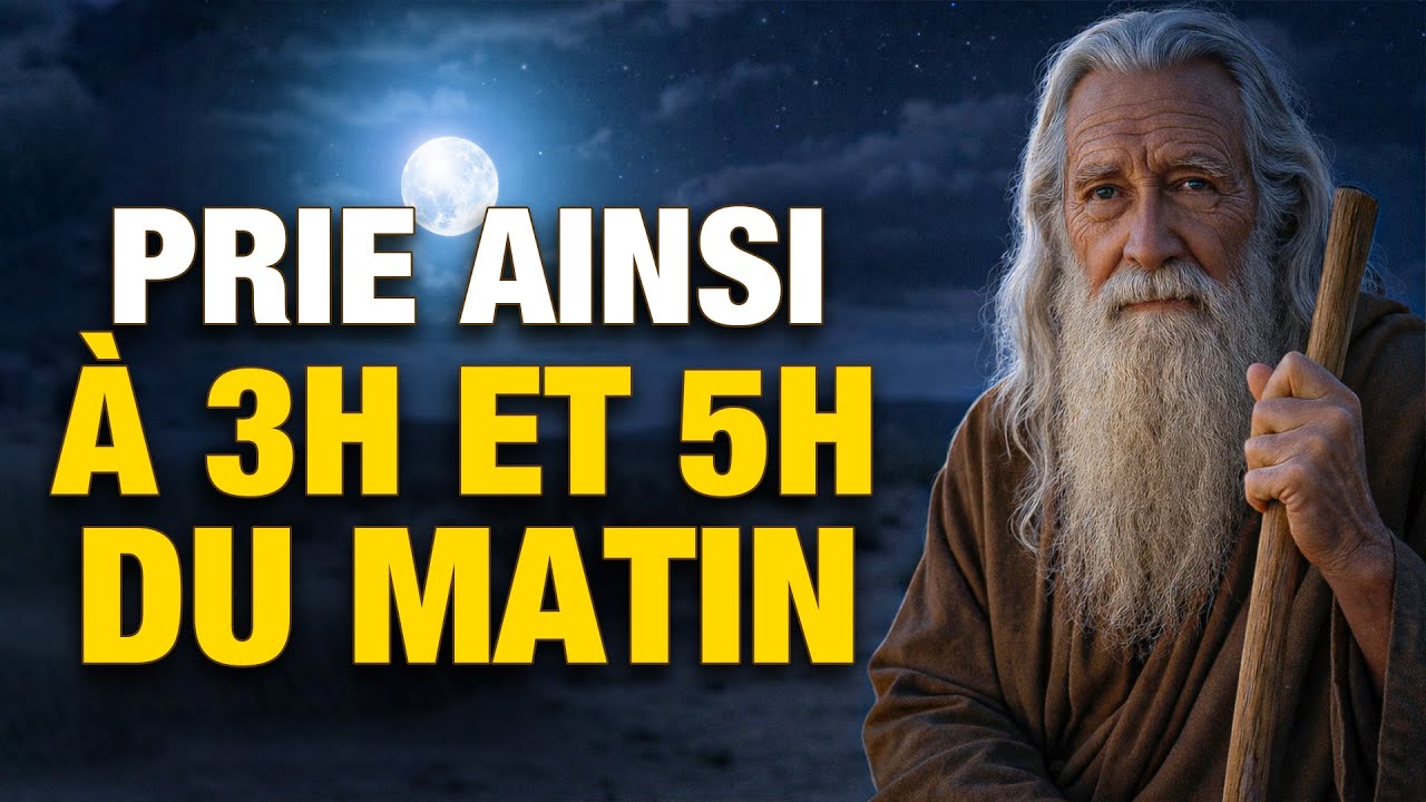 Voici Comment Prier Quand Tu Te Réveilles à 3H et 5H du Matin