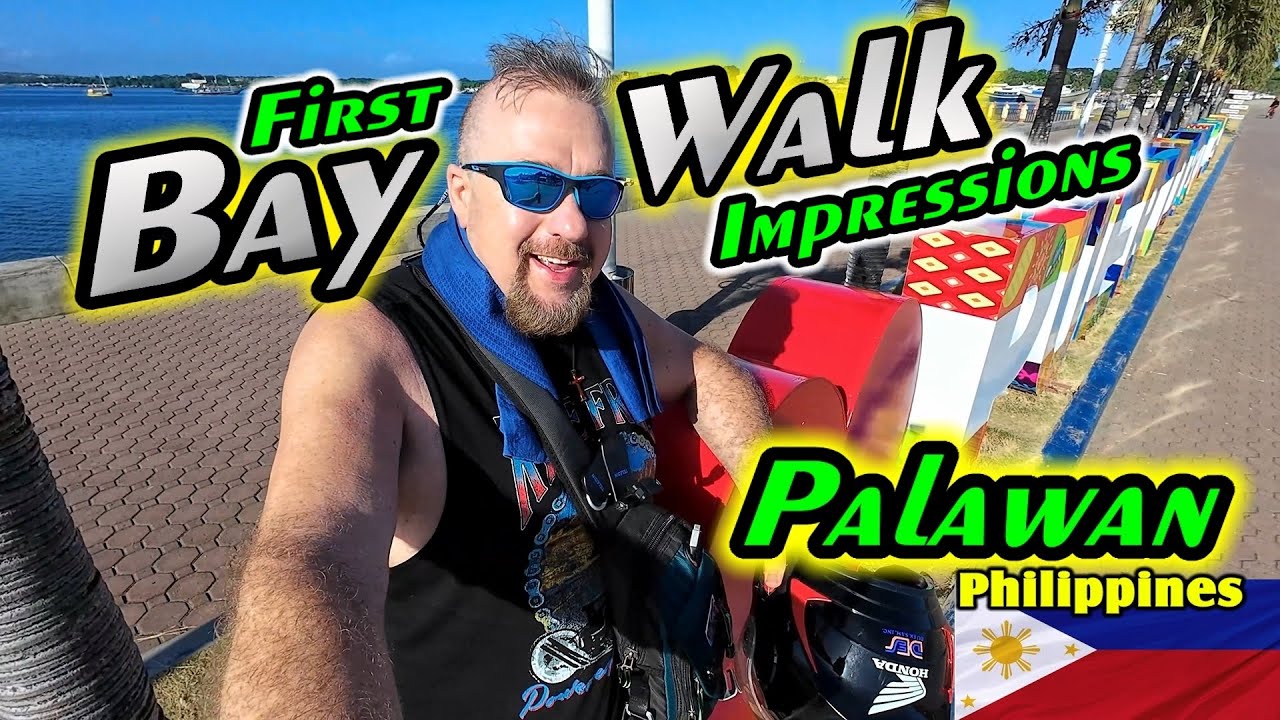 BAYWALK, Puerto Princesa, (Palawan, Philippines) (4K) 🇵🇭