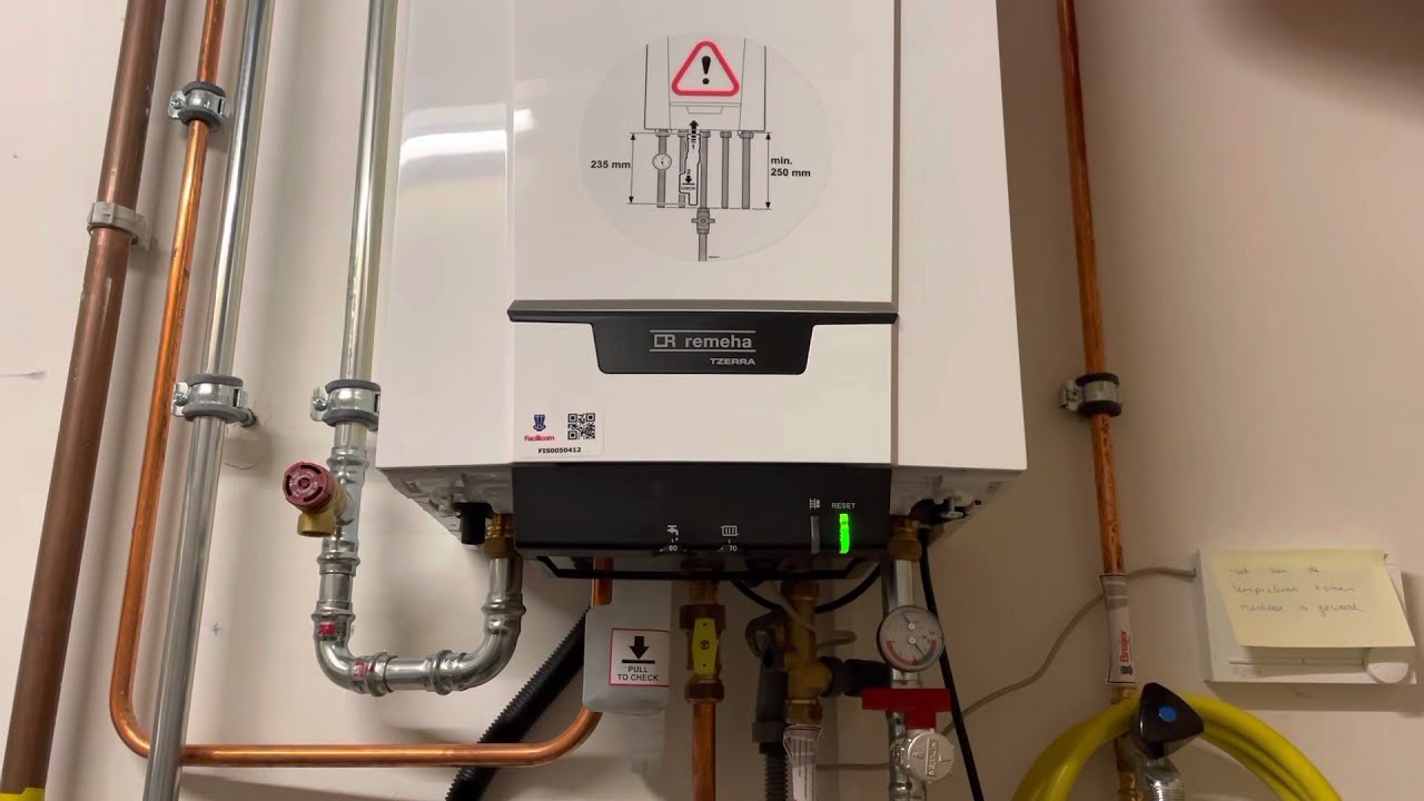 Remeha Tzerra temperatuur instellen