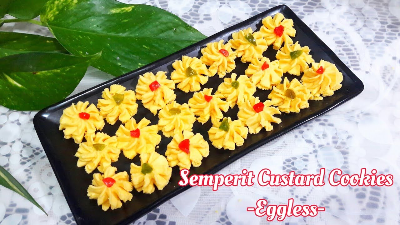 Печенье Semperit с заварным кремом без яиц | Рецепт бисквита Semperit без яиц | Георгин Бискут