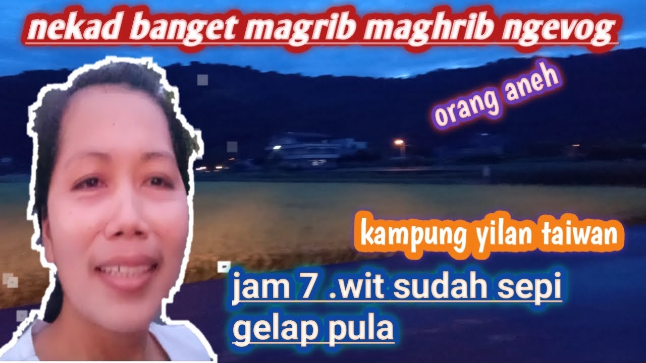 SEREM ngevlog di jalan sendiri di tempat yang sepi vlogtkwtaiwan