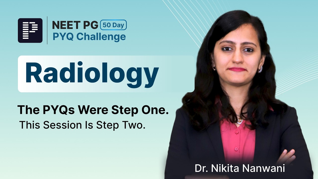 Radiology PYQs LIVE | NEET PG 2026 | 50-Day PYQ Challenge | Dr. Nikita