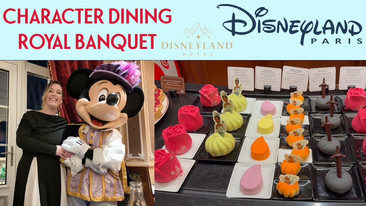 Королевский ужин в Диснейленде, Париж | Королевский банкет в отеле Disneyland | Disney Food