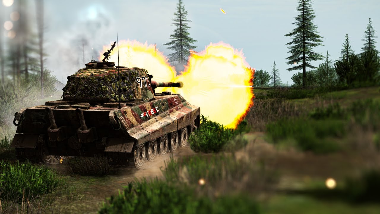 Heavy Mechanized German Offensive during Operation Spring Awakening