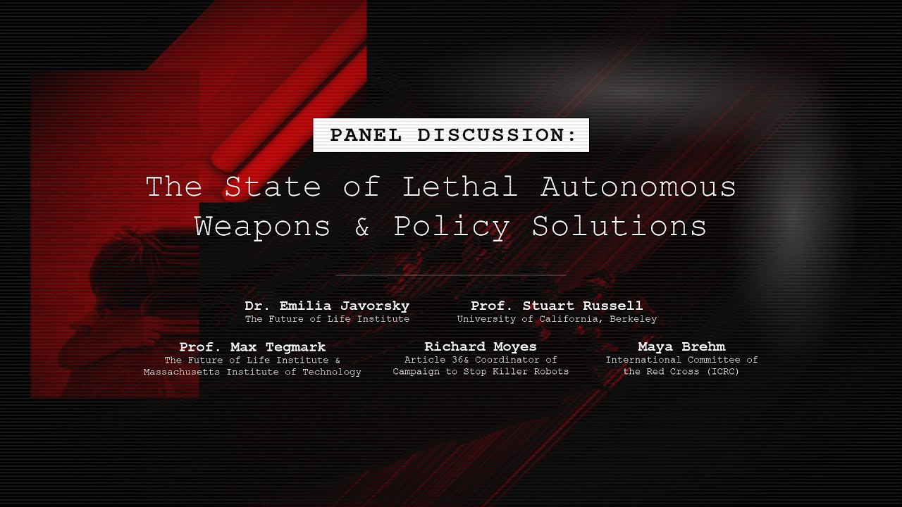 Panel discussion of 'Slaughterbots - if human: kill()' | Perspectives on lethal autonomous weapons