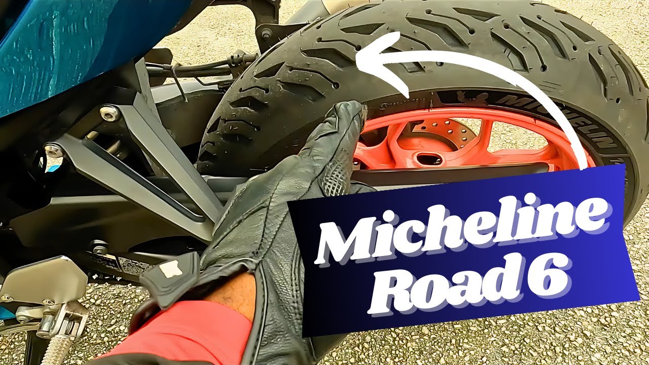 Michelin Road 6, the Best sticky motorcycle tire. 2025.- #motovlog #motorcycle #tires #MichelinRoad6