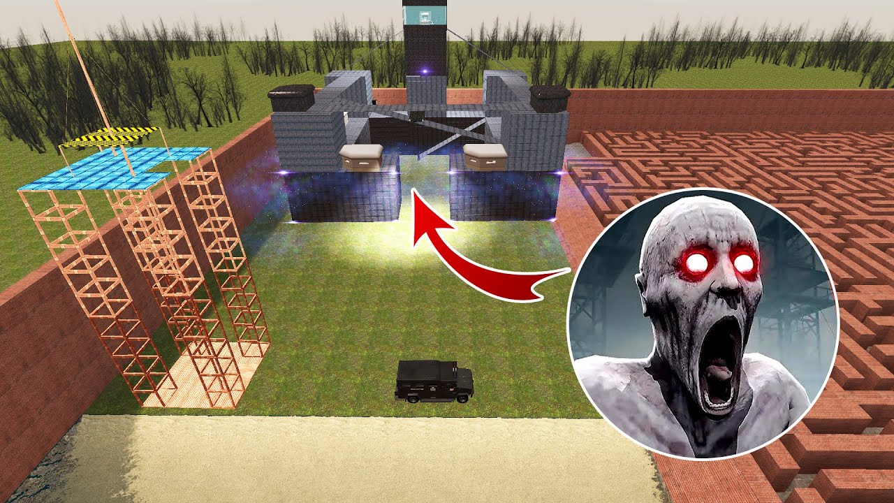 SCP-096 В САМОЙ БОЛЬШОЙ КЛЕТКЕ — ГОТОВЫ ЛИ ОХРАННИКИ? В Garry's Mod