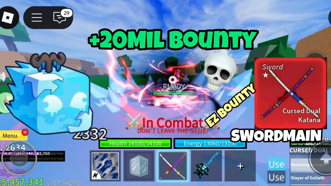 [ CDK + ICE ] is Broken 💀| Ice Bounty Hunting 📱 (Mobile) /Blox Fruits