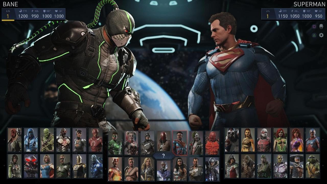 Injustice 2: Legendary Edition all characters