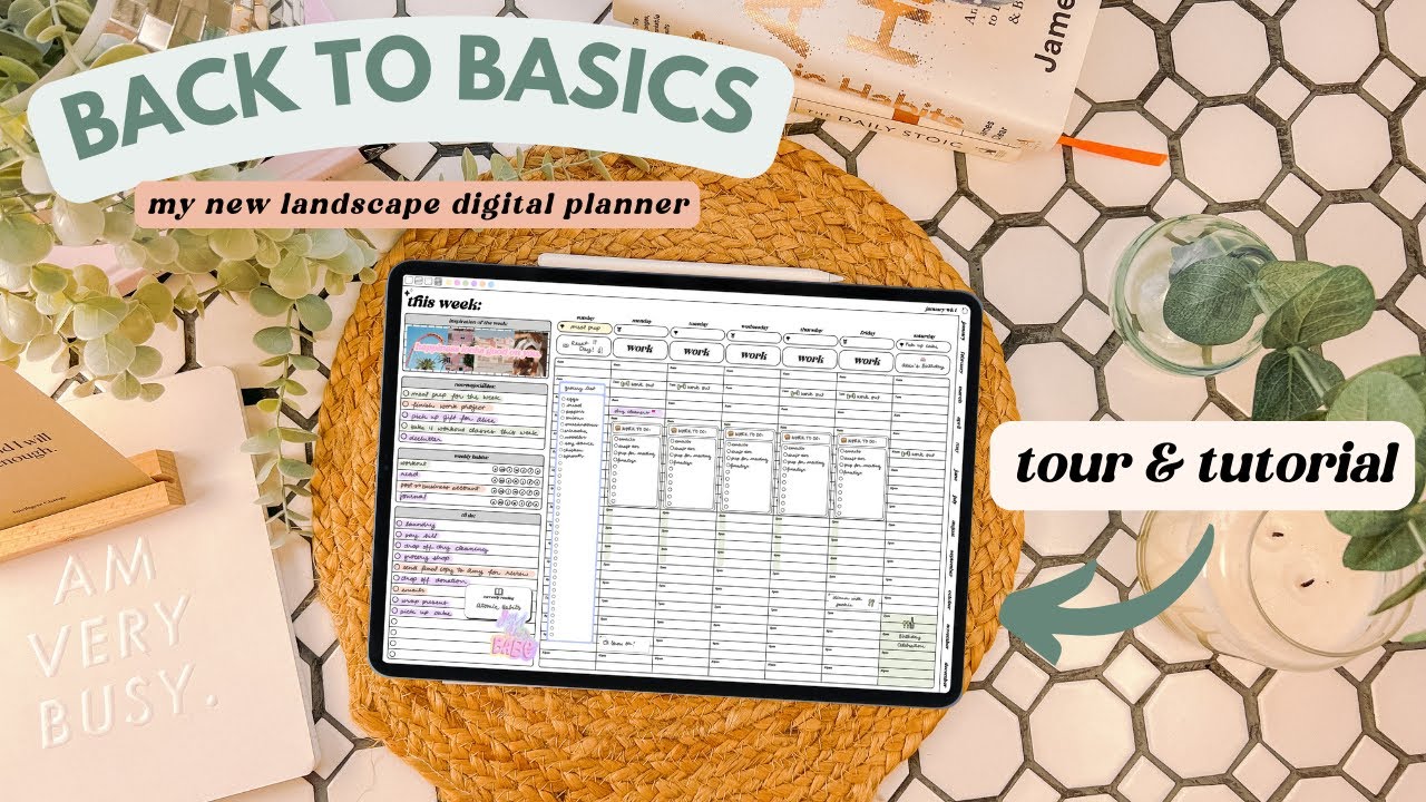 NEW Digital Planner | Landscape Basics Digital Planner ✨✍️