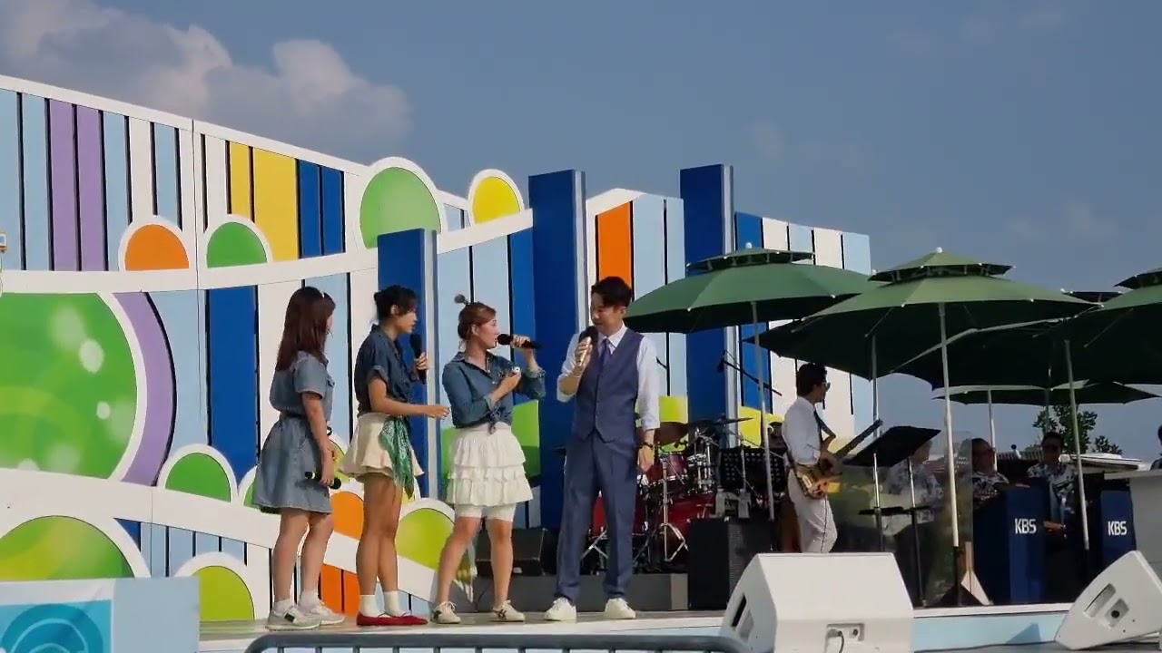 전국민노래자랑 구리시 녹화! 지인 예비 며느리 출연, 지인이 보냄^^  #지인 #남희석 #전국민노래자랑 #구리시