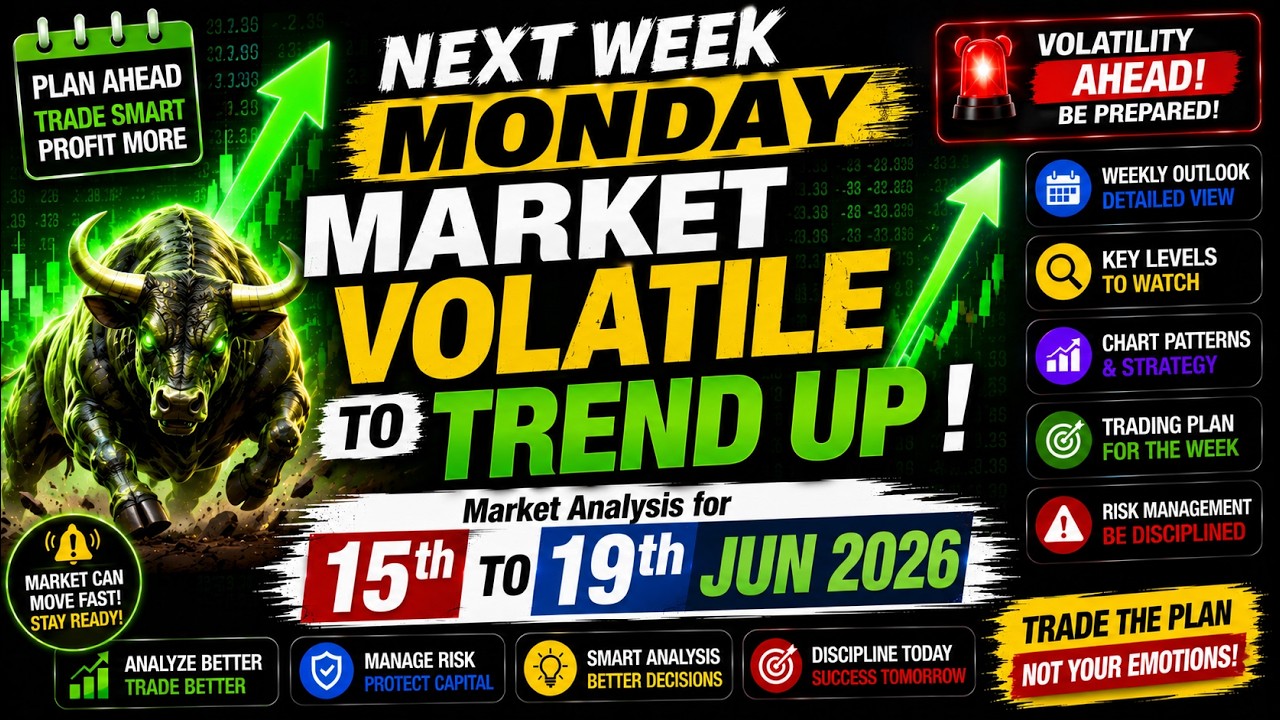 NEXT WEEK & MONDAY  Market Analysis 12th to 19th JUN 26 I #telugustockmarket #nextweekanalysis