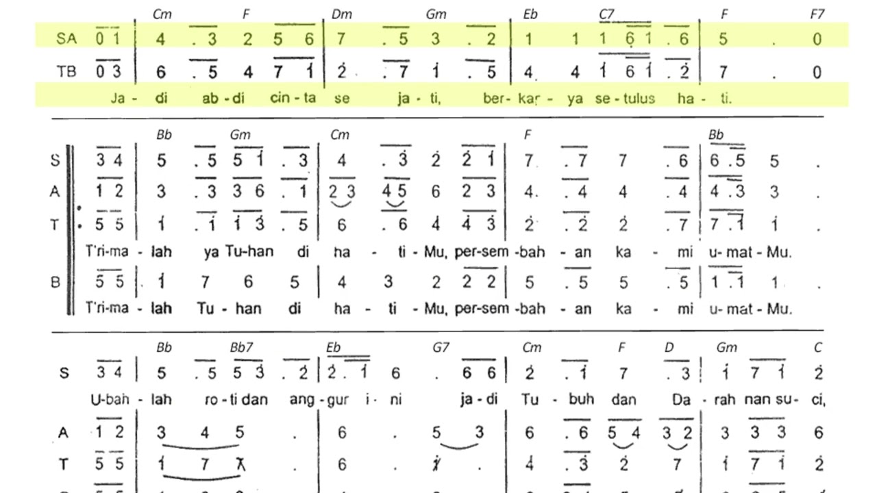 Terimalah Di HatiMu (L. Putut Pudyantoro) Alto