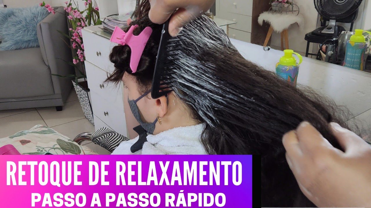 RETOQUE DE RELAXAMENTO COM GUANIDINA PASSO A PASSO RÁPIDO PRA NAO PERDER OS CACHOS E QUANTO COBREI🤑