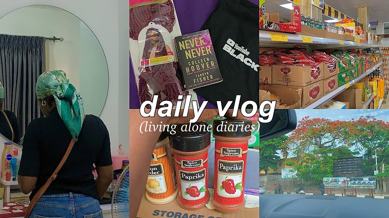 moving in vlog 🍃 | grocery shopping, days in my life in nigeria | life of a nigerian girl