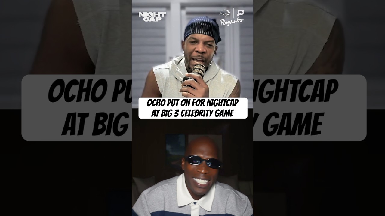 Очо выдал мощный перформанс на матче знаменитостей BIG 3 😤 #Nightcap