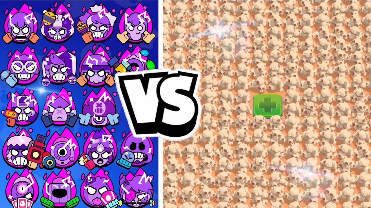WHO can BREAK more SKULLS? All HYPERCHARGE-Brawlers! | Brawl Stars