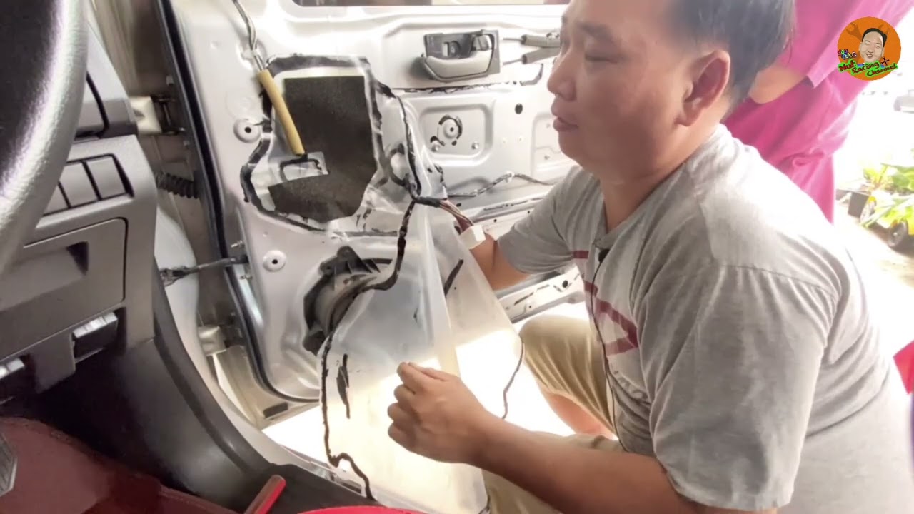 สอนวิธีเปลี่ยนมอเตอร์กระจกไฟฟ้า isuzu d-max และวิธีเซตกระจกออโต้ : ช่างนัดร้านเรด