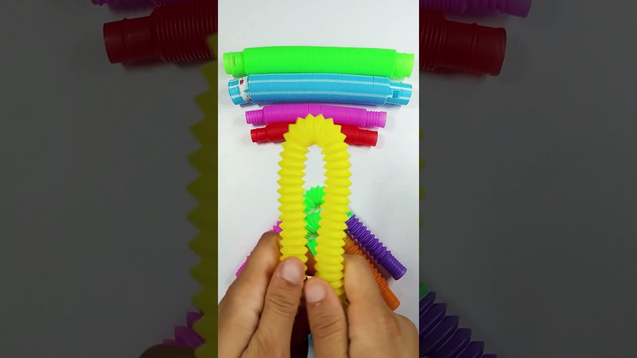 Crunchy DIY Pop Tube ASMR | Satisfying Pop It Tube & Fidget Sounds 