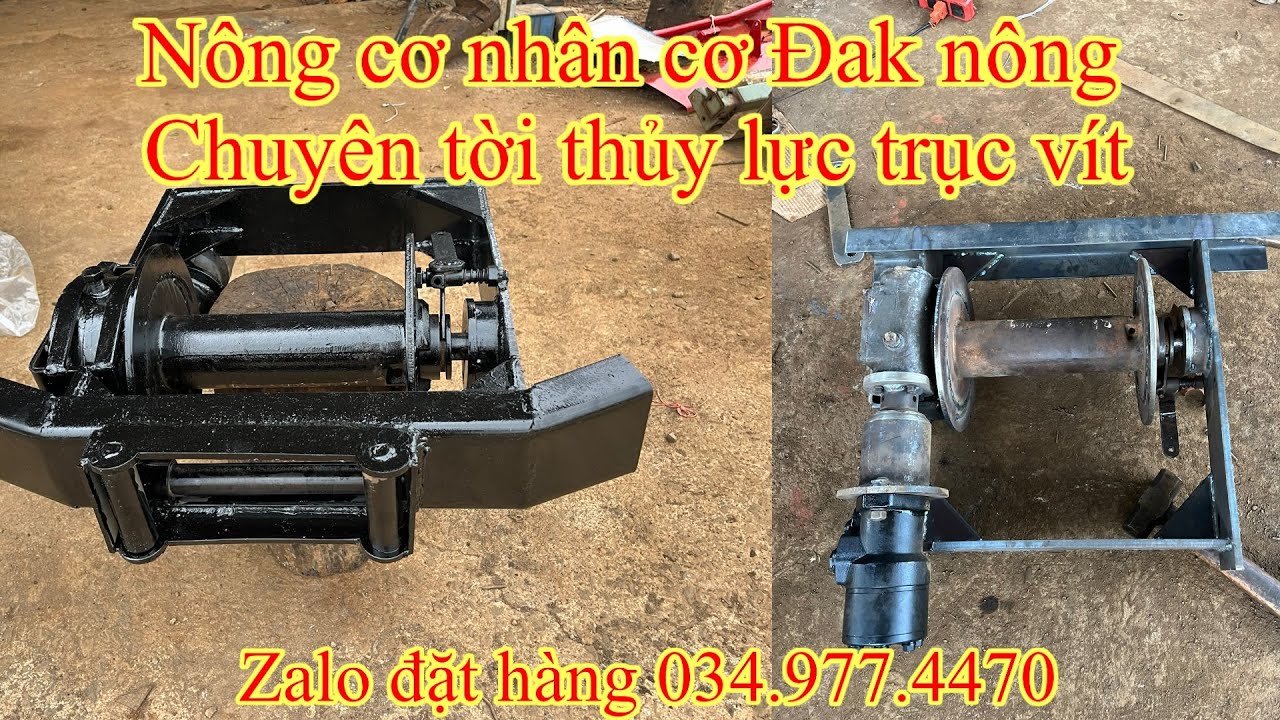 Em chuyên tời thủy lực gắn máy cày.xe cứu hộ.liên hệ đặt hàng 034.977.4470.#toithuyluc
