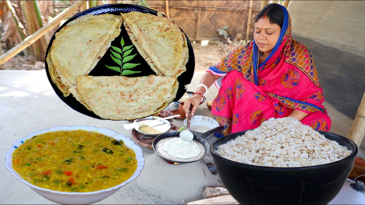 স্বাদে দারুণ এই দুই রান্না করুন আর ১ মাসেই স্লিম হয়ে যান /ওটস খিচুড়ি ও ওটস ধোসা /Oats khichdi & dosa