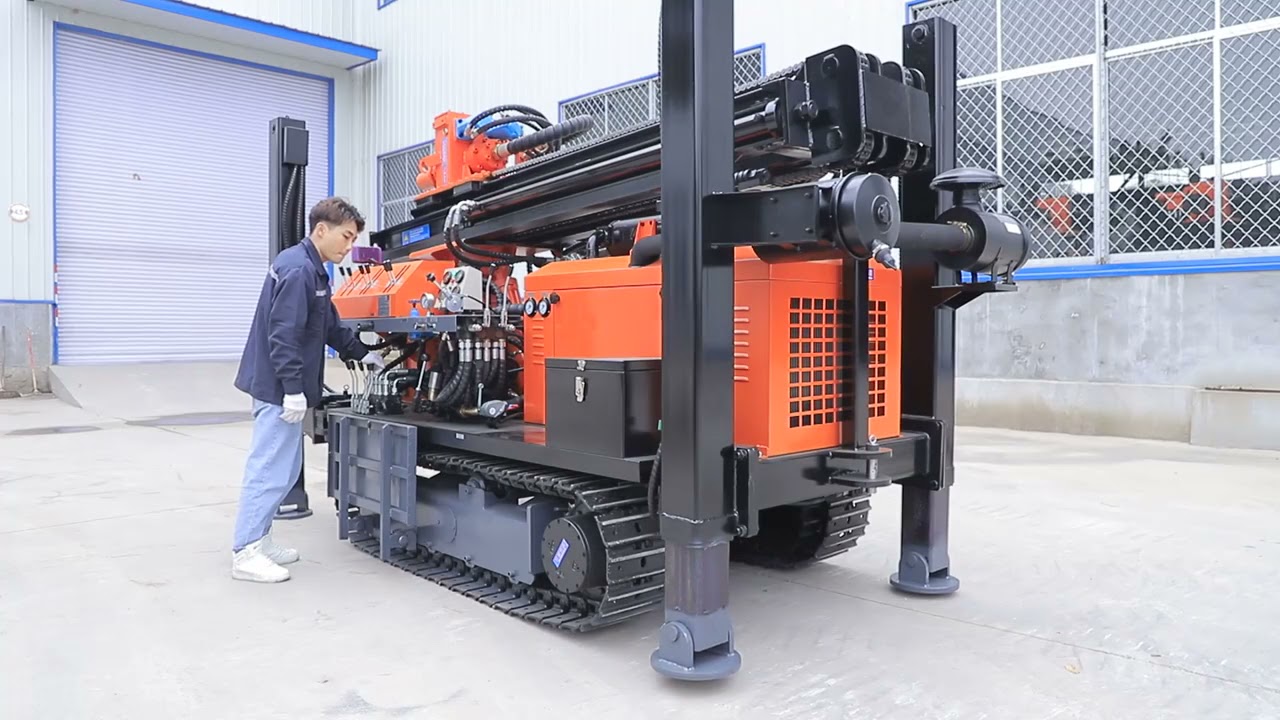 MCD180J Crawler Type 180m Water Well Drilling Rig