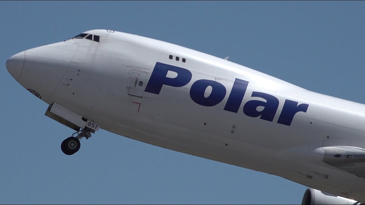 Polar Air Cargo Boeing 747-8F N857GT Takeoff from NRT 34R