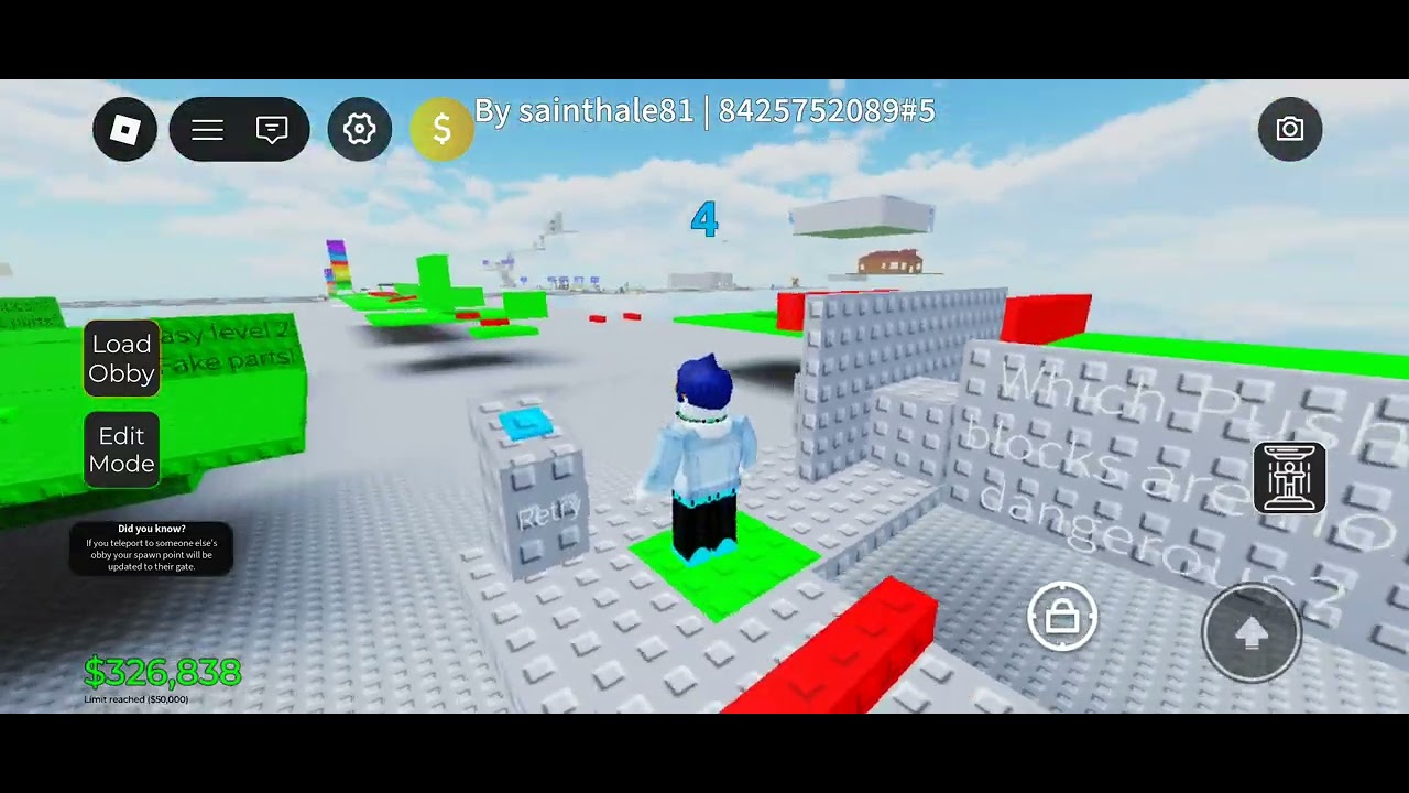 Obby showcase in Obby creator!