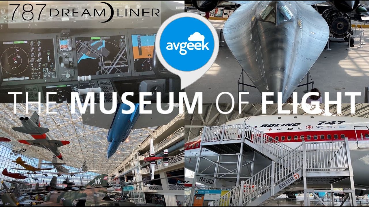 Seattle Museum of Flight, Narrated Tour - Boeing Field, Seattle, Washington USA