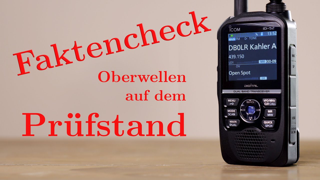 So gut ist die Oberwellendämpfung eines Spitzen Funkgeräts wirklich!