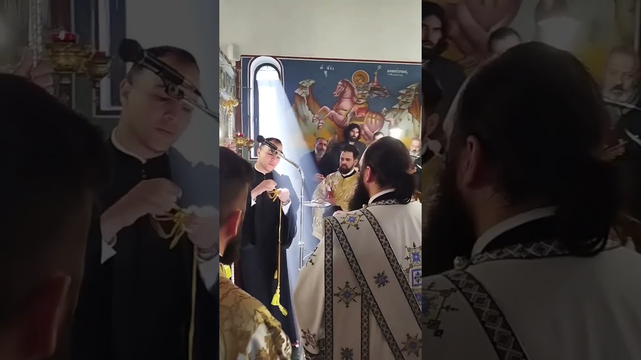 Orthodox priest honored for having served for 50 years as a Priest. Fr. Evangelos Papadopoulos.