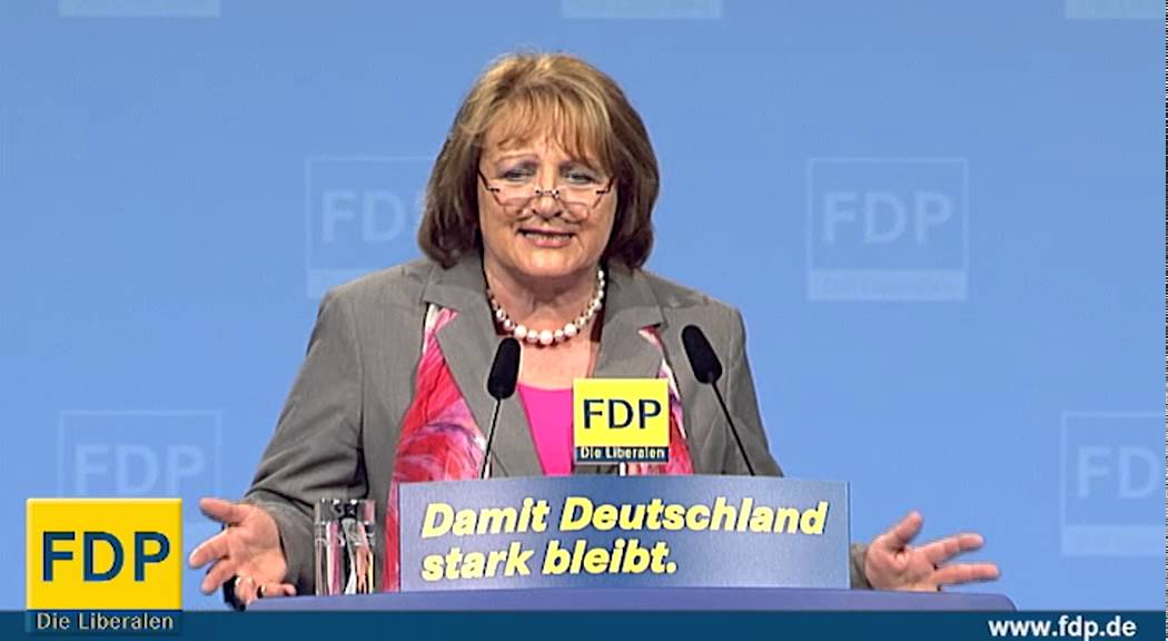 Sabine Leutheusser-Schnarrenberger eröffnet Bundesparteitag