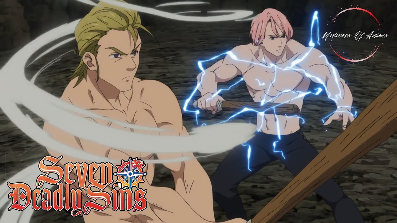 Howzer & Gilthunder VS Clay Dragon FULL FIGHT SCENE | Seven Deadly Sins | Nanatsu no Taizai