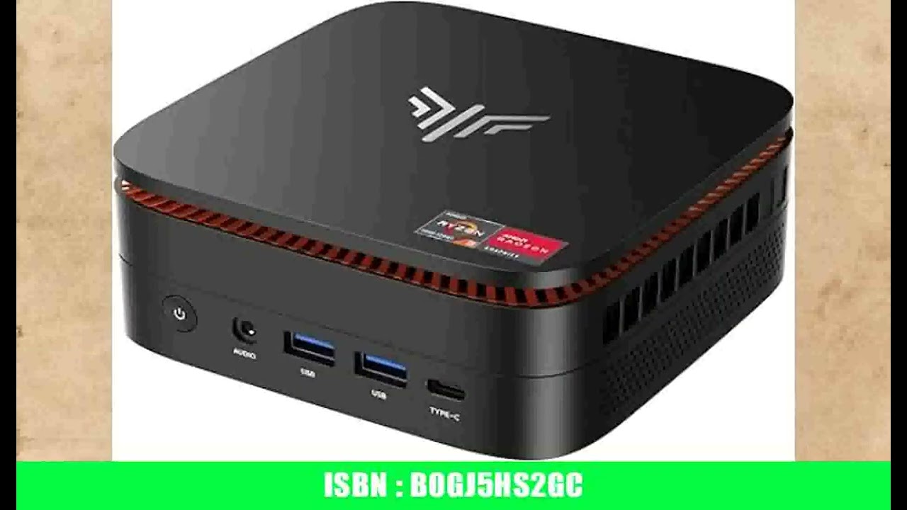 NiPoGi Pinova P1 Mini PC A&Icirc;&oelig;D Ryzen 4300U W11 Pro(4C/4T,3,7GHz,Besser als 3500U/N150/N95) 16GB