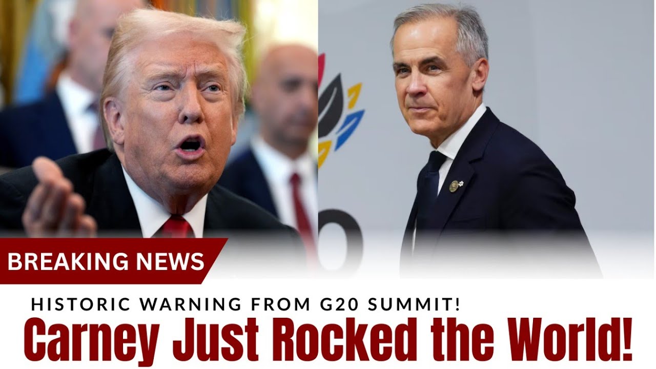 Canada Takes the Lead: Carney Shakes the G20 with Bold Speech