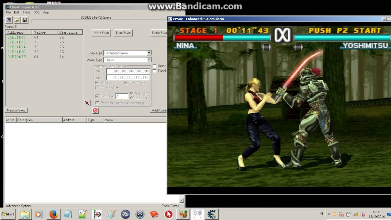 Tekken 3 Cheat Engine  My Health HACK