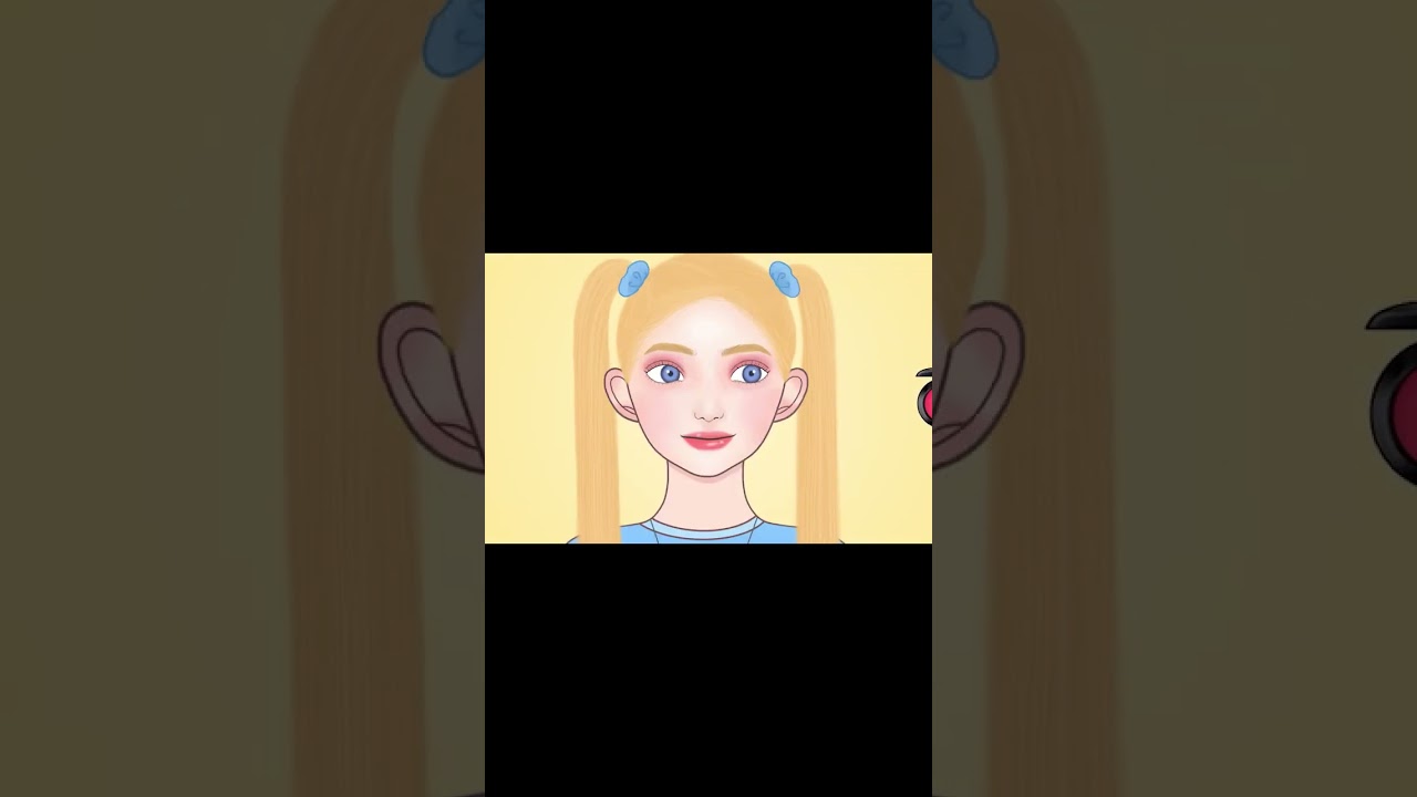 The Powerpuff Girls bubbles Characters As Anime  makeup animation  ASMR 