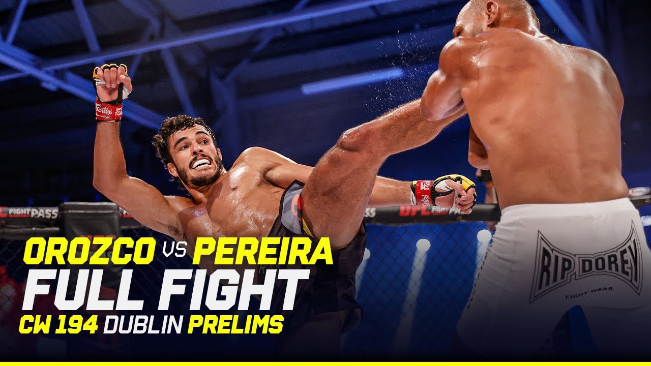 Illegal Knee or KO?! 💀 | Anthony Orozco vs. Aldo Pereira | CW 194 Dublin FULL FIGHT