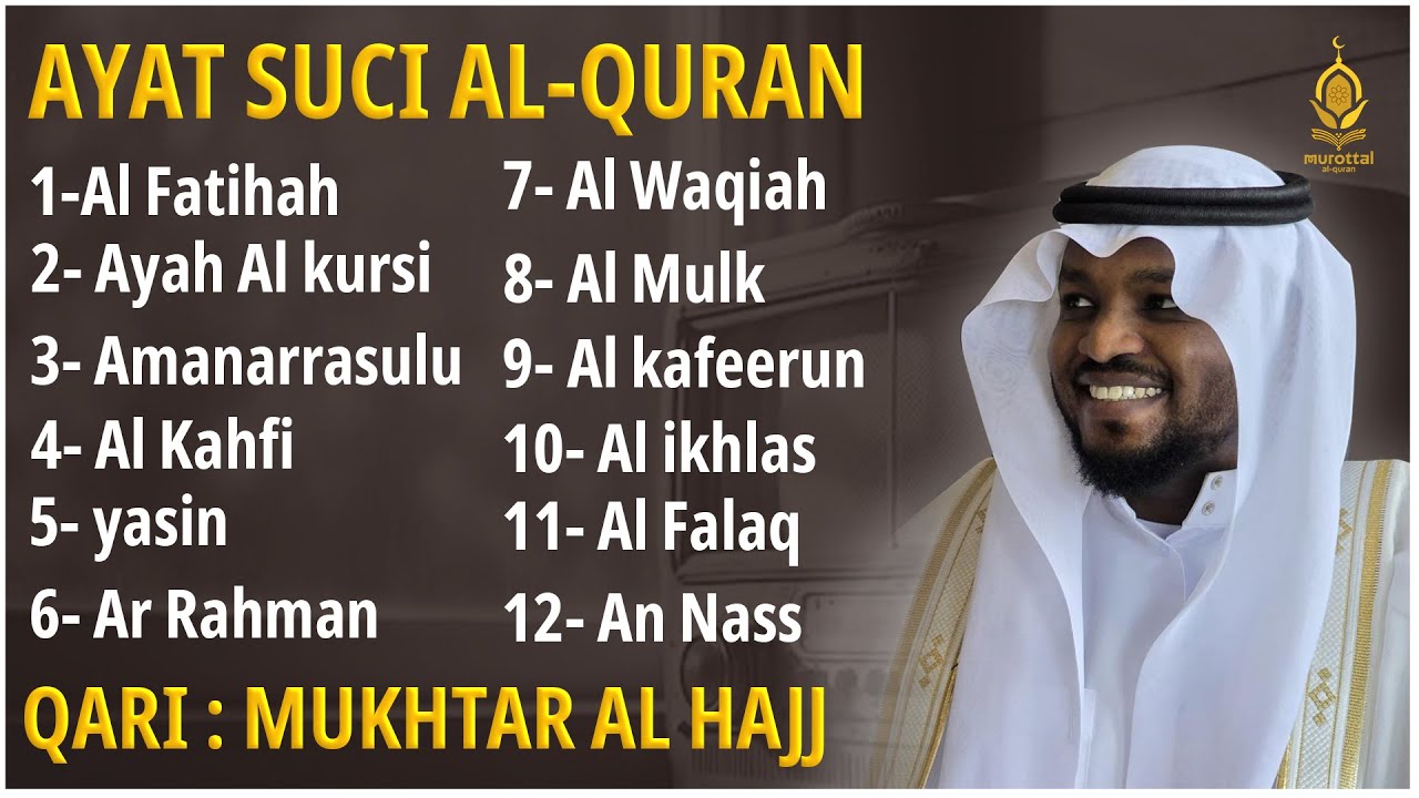 Alquran Dengan Suara Yang Sangat Indah | Alfatiha, Alkahfi,Yasin,Alwaqia, Arrahman,Almulk Almoeathat