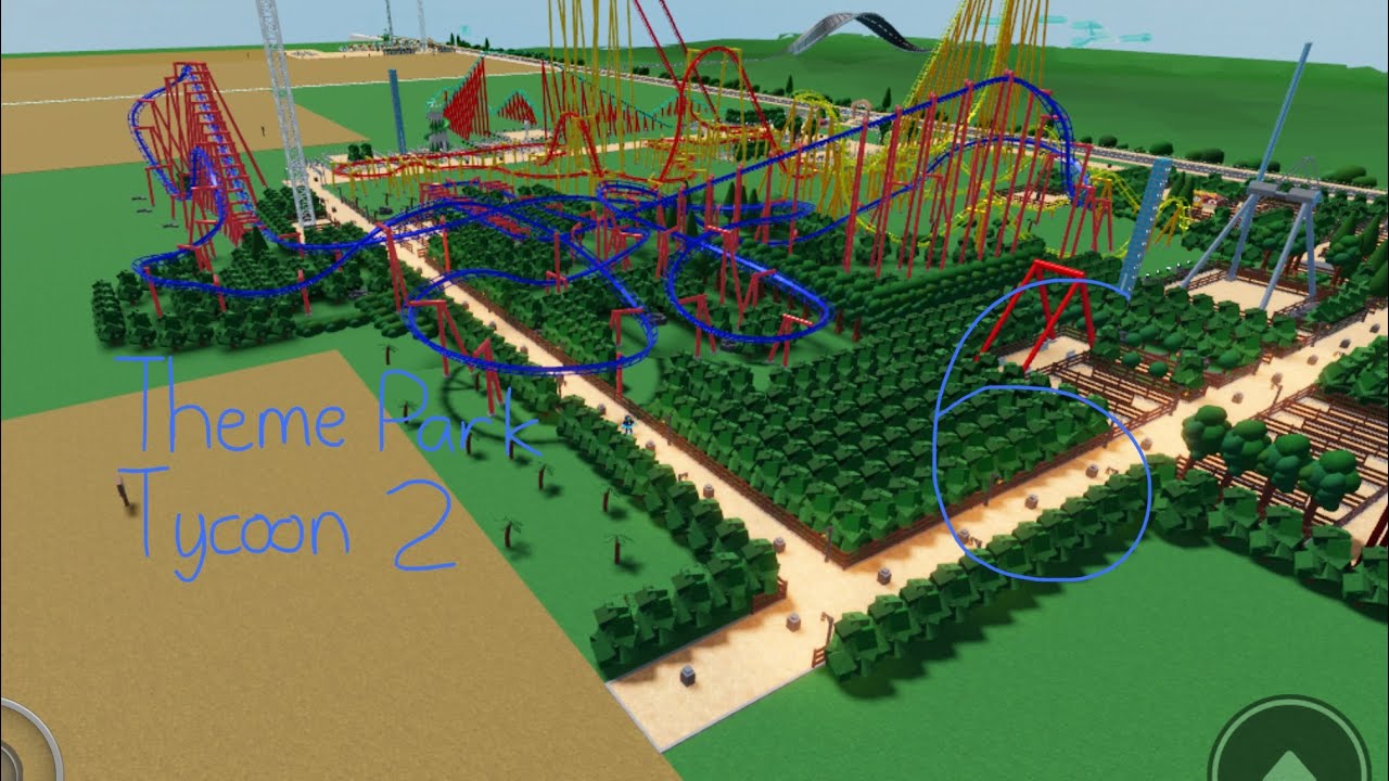 Roller Coaster Decorations! | Theme Park Tycoon 2 Series Episode 6