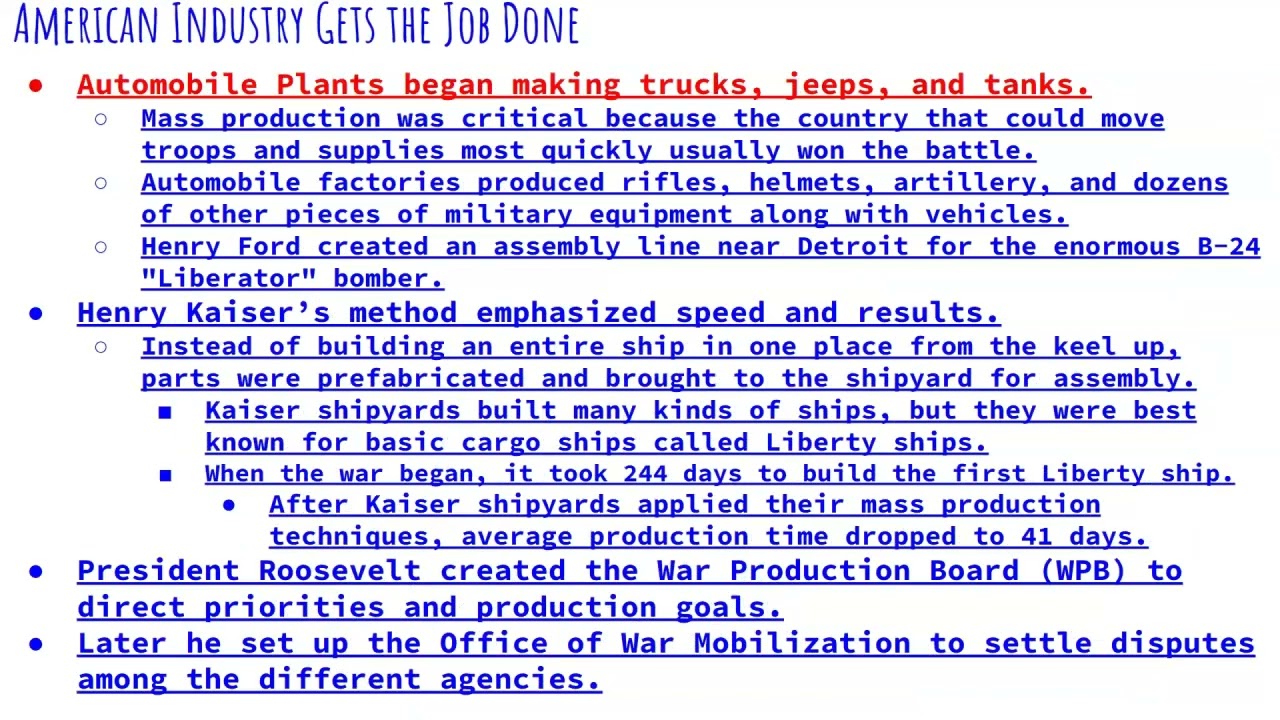 USH Unit8Section4 Wartime America