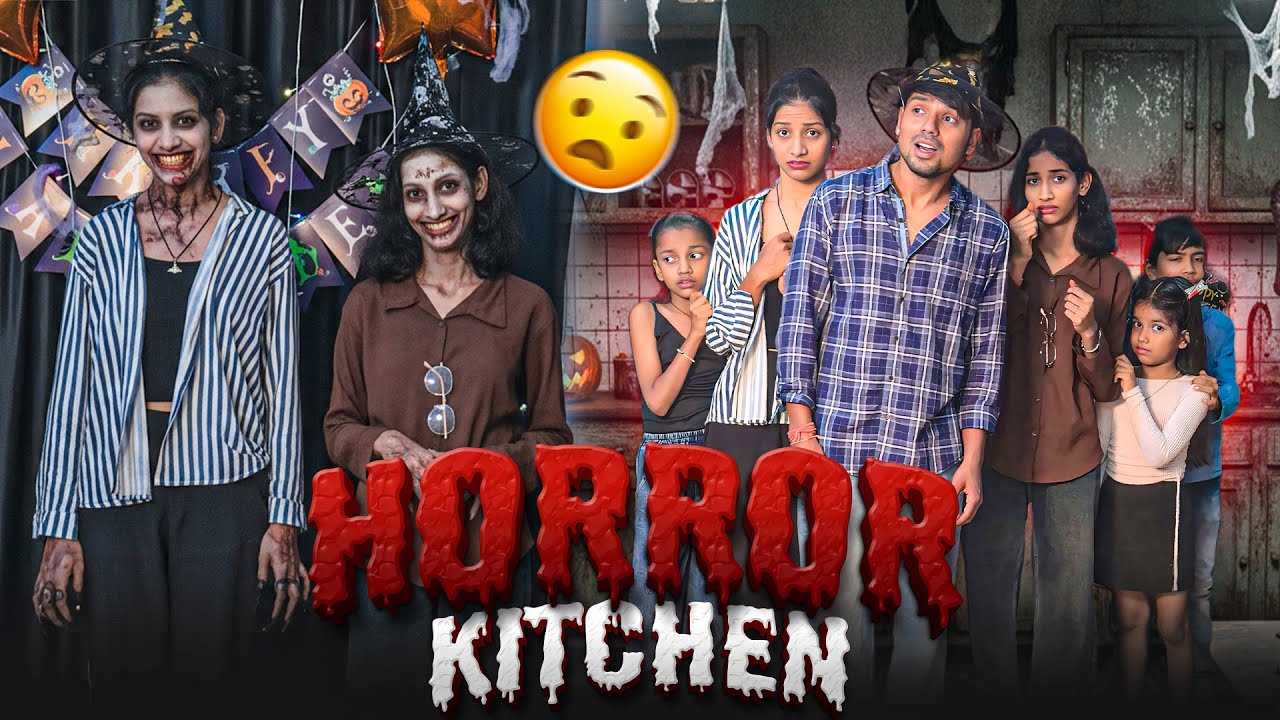Horror Kitchen 😱| Part 12 | Halloween Party  | Story Vlog 
