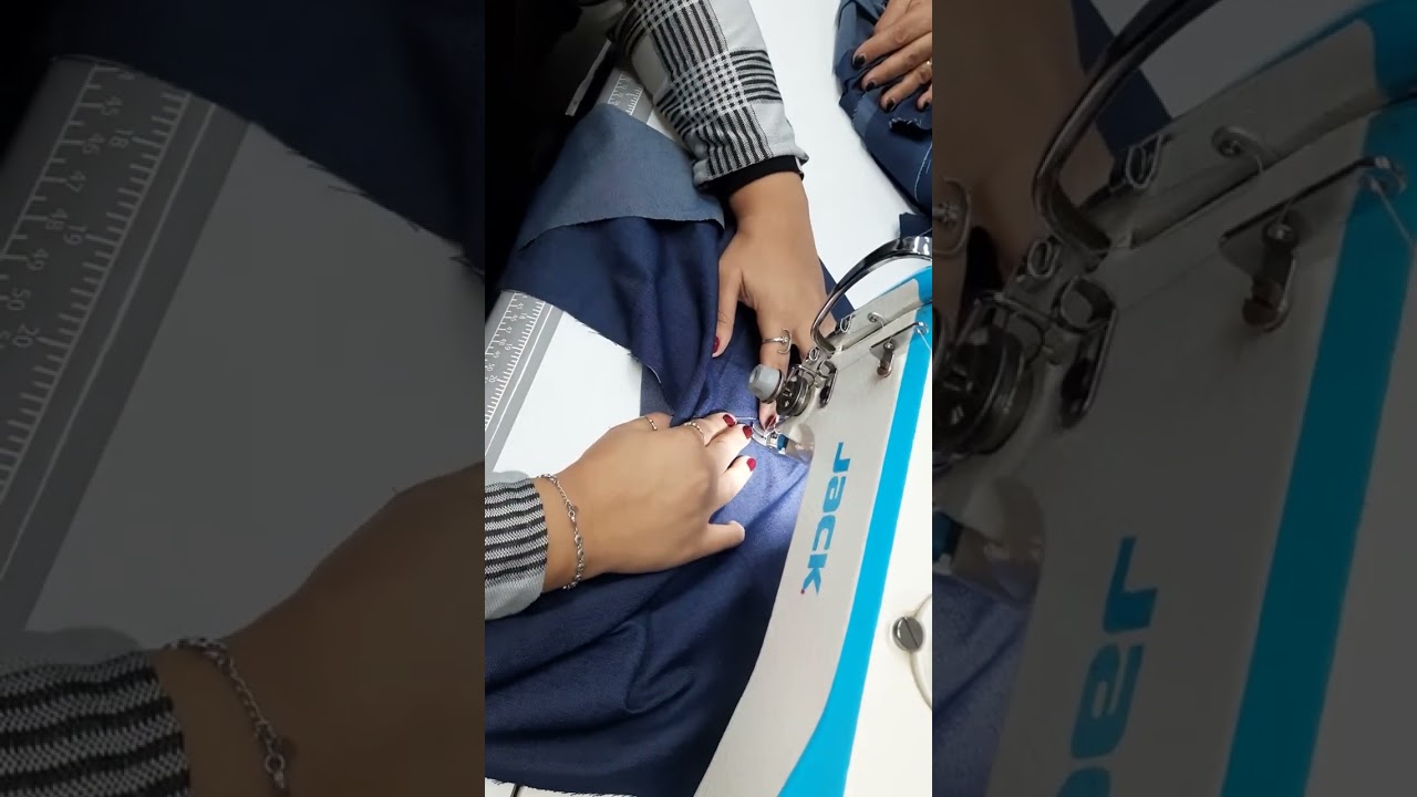طريقة خياطة البنطلون بالبتلته والجيووب