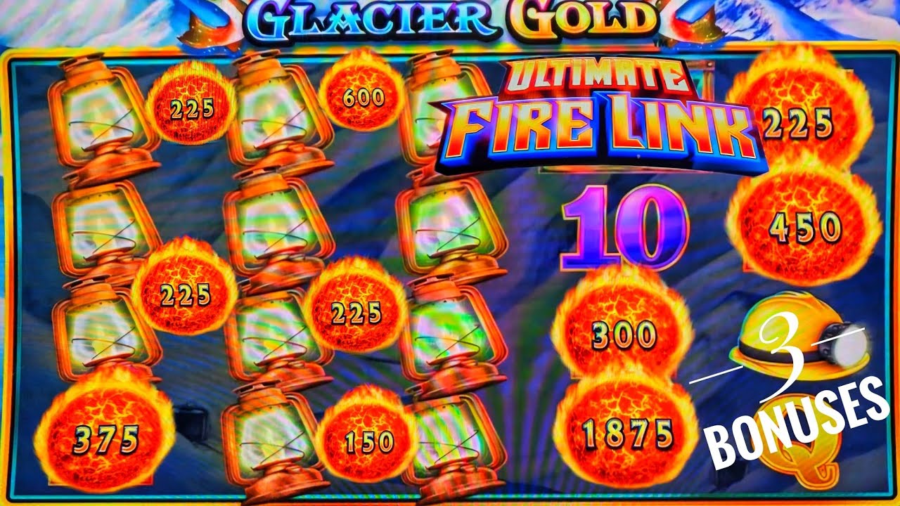 ULTIMATE FIRE LINK GLACIER GOLD GAVE ME 3 BONUSES 🎰
