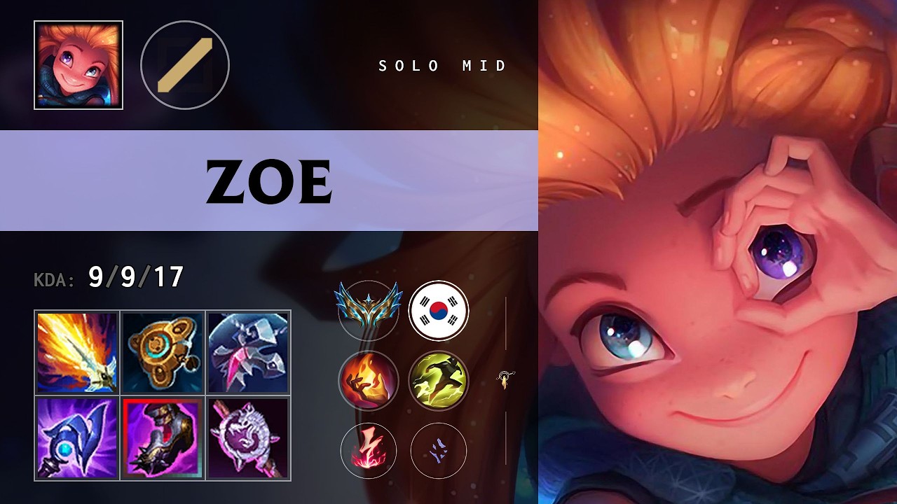 Zoe Mid vs Lissandra (LNG BuLLDoG) - KR Challenger Patch 26.13