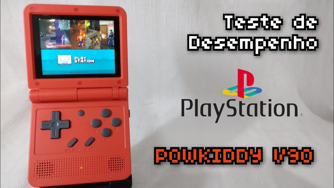 Teste de desempenho - PLAYSTATION 1 - POWKIDDY V90