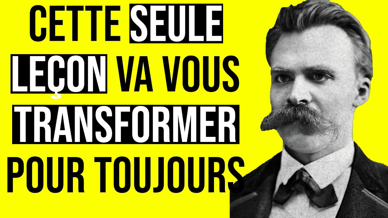 10 Leçons de Vie de Friedrich Nietzsche (Existentialisme)