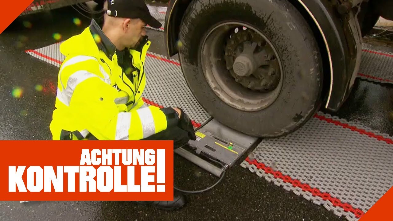 Mobile Waage bringt Ergebnis: Darf der LKW weiterfahren? 2/2 | Achtung Kontrolle | Kabel Eins