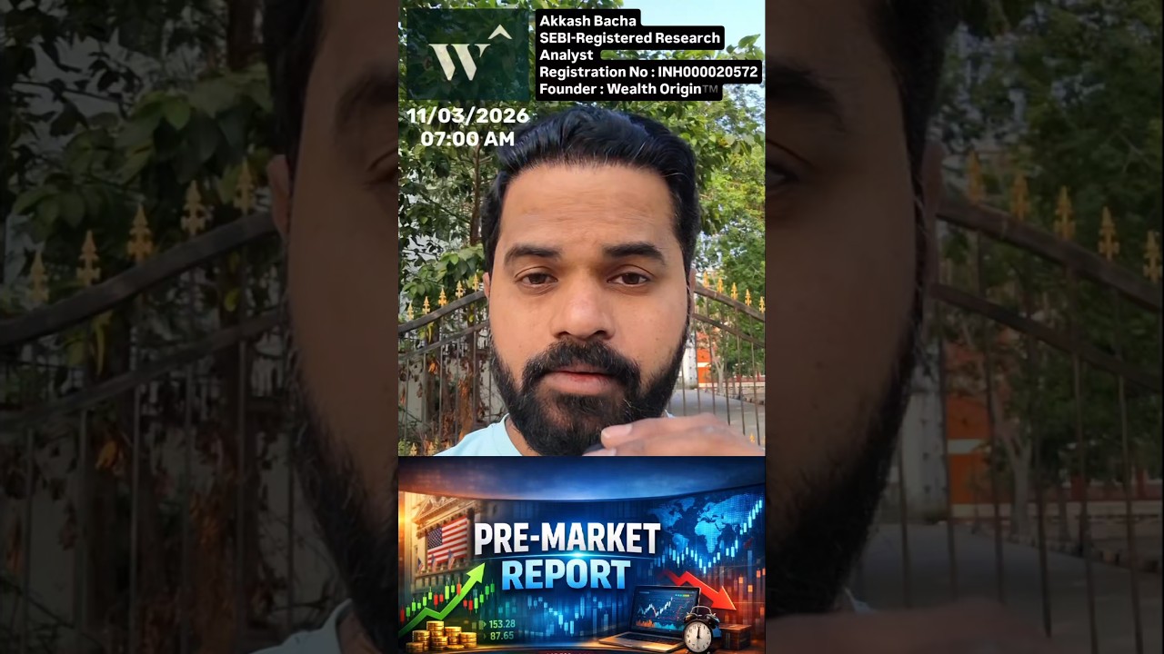 Stock Market Today | Pre Market Analysis | Nifty Levels for Today  Crude Oil Impact on market #crude
