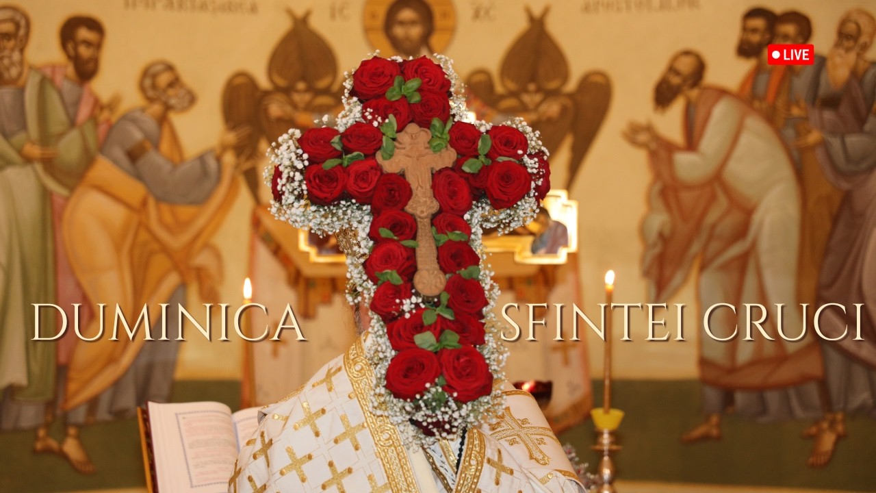 (LIVE) Utrenia și Sfânta Liturghie în Duminica a treia din Postul Mare (a Sf. Cruci)
